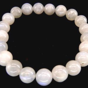 Bracelet perles Pierre de lune 8mm