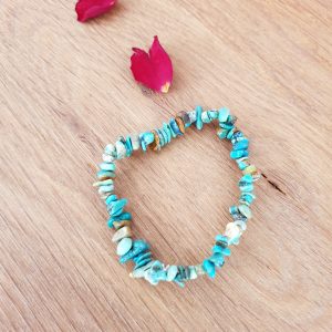 Bracelet chips Turquoise
