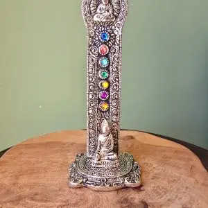 Porte Encens bouddha et 7 chakras