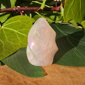 Flamme en Quartz Rose Aura N°1