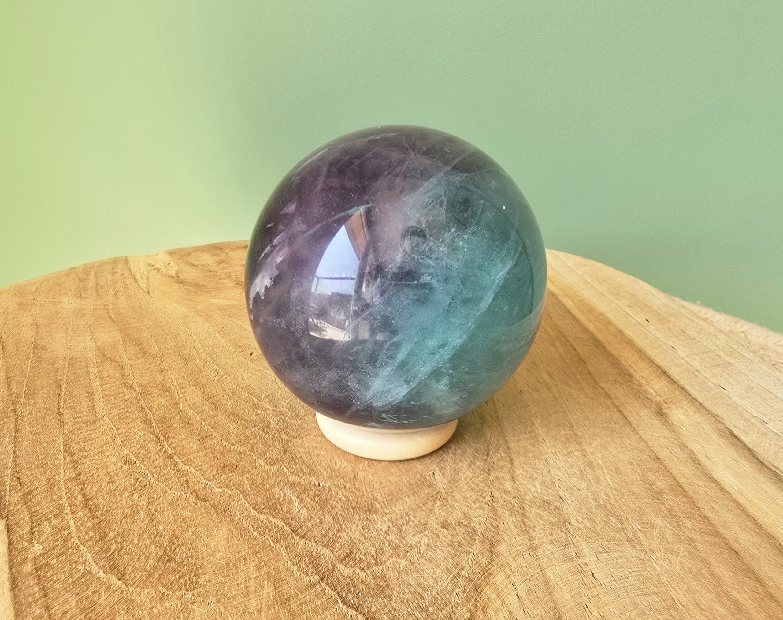 Sphère en Fluorite