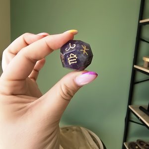 Dés Astrologiques en améthyste