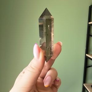 Double pointe en Quartz Fumé
