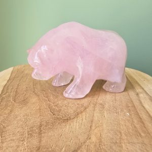 Ours en Quartz rose