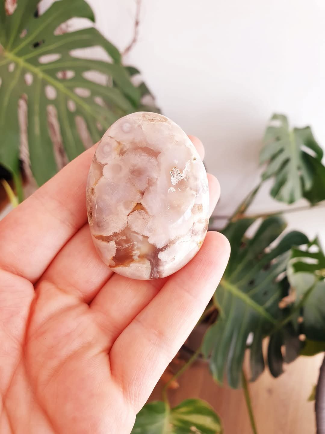 Galets en Agate Fleur de Cerisier