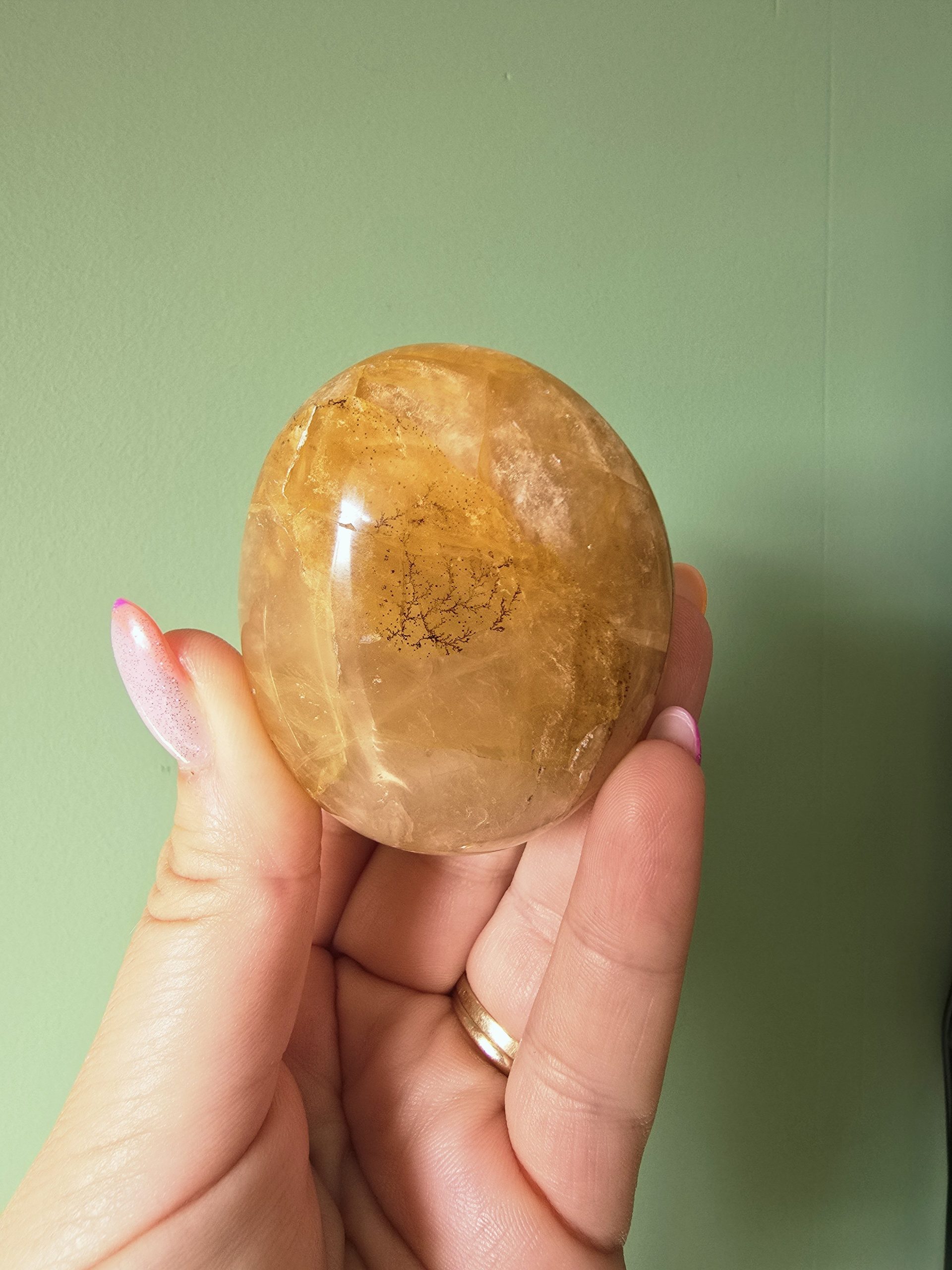 Galets en Calcite Miel – Image 4