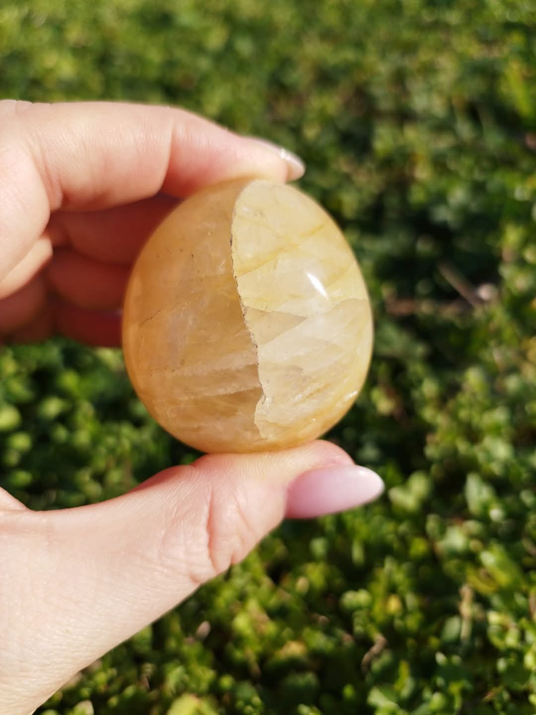 Galets en Calcite Miel – Image 2