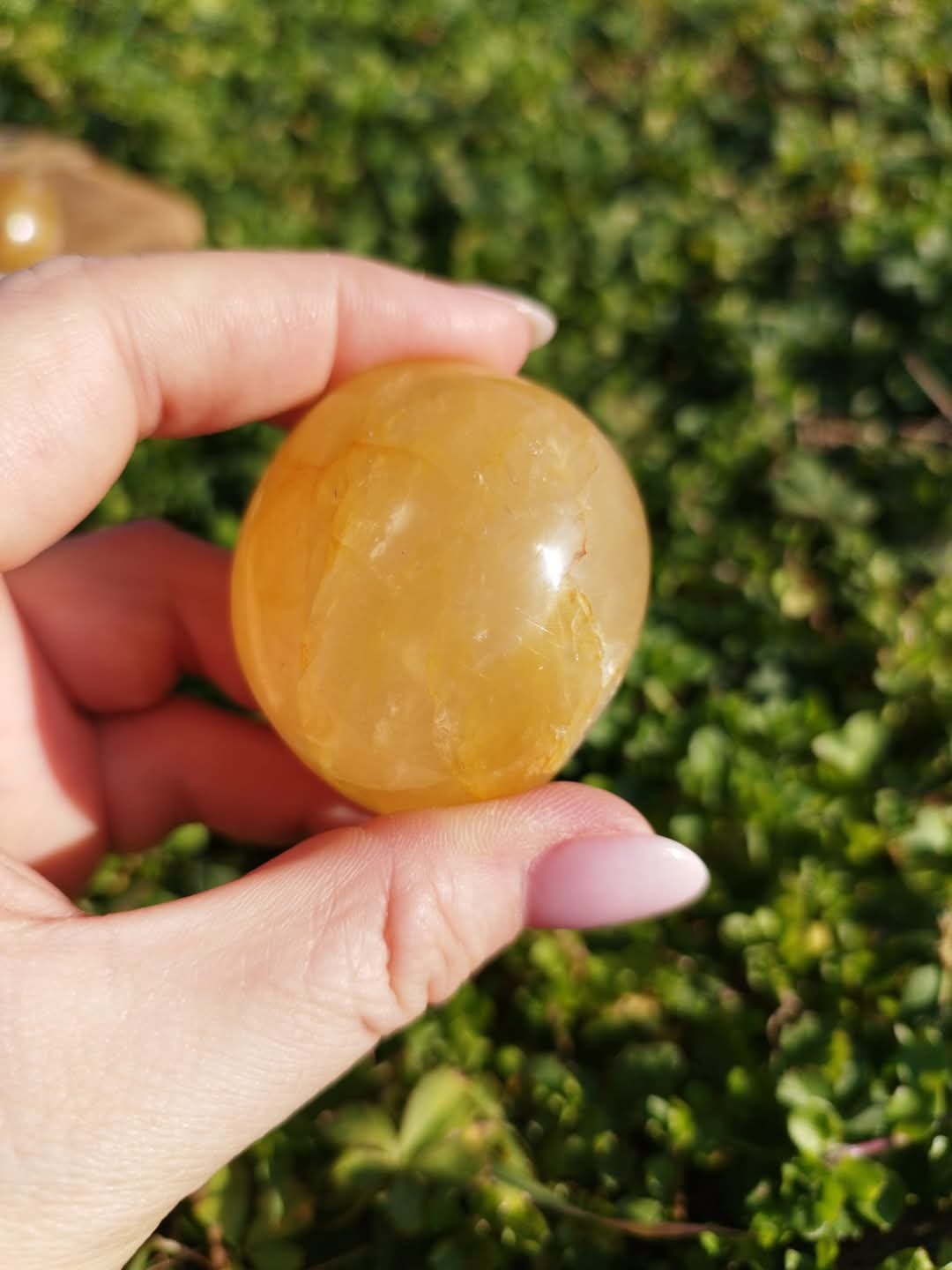 Galets en Calcite Miel