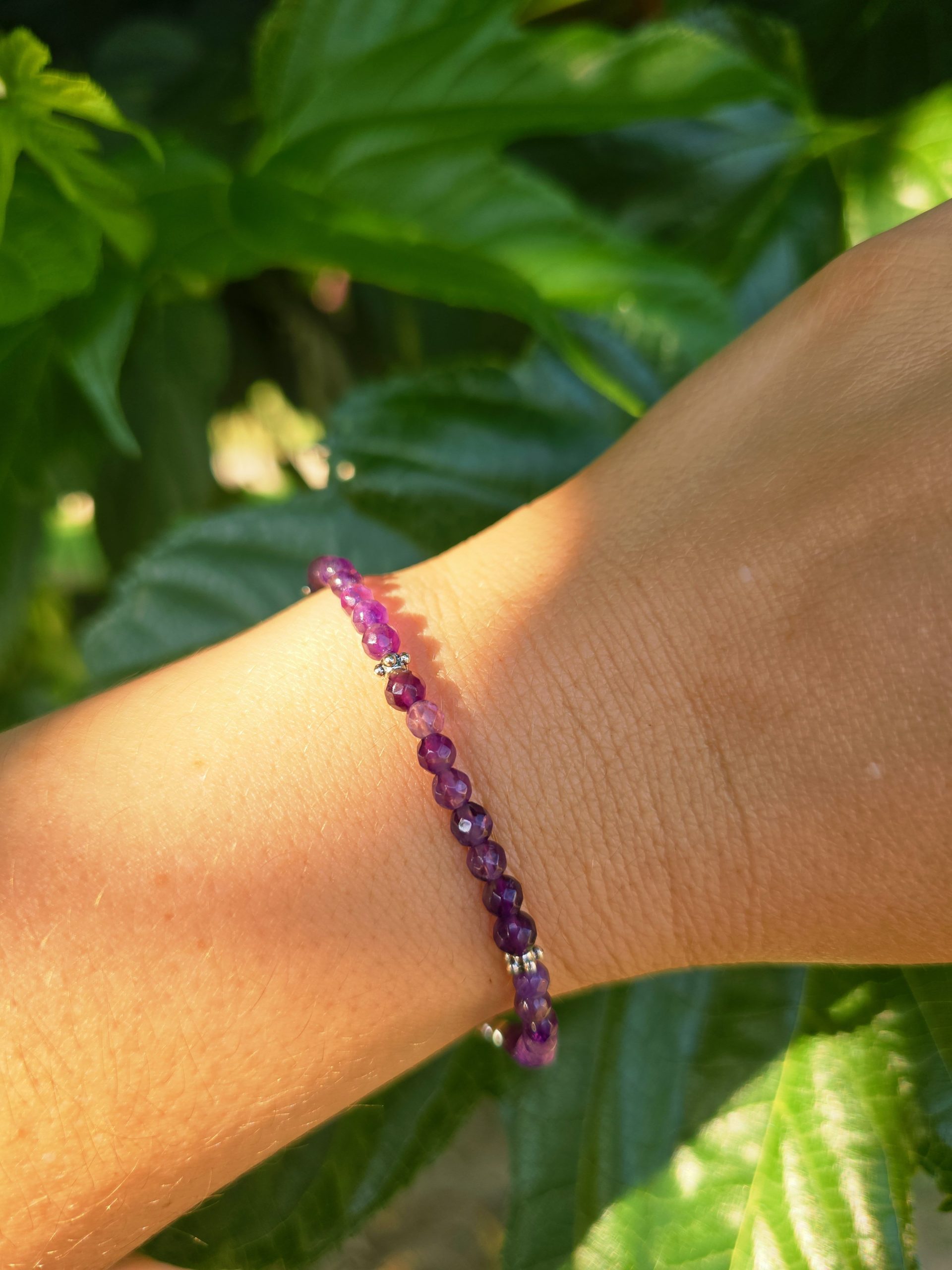 Bracelets Améthyste facettés – Image 2