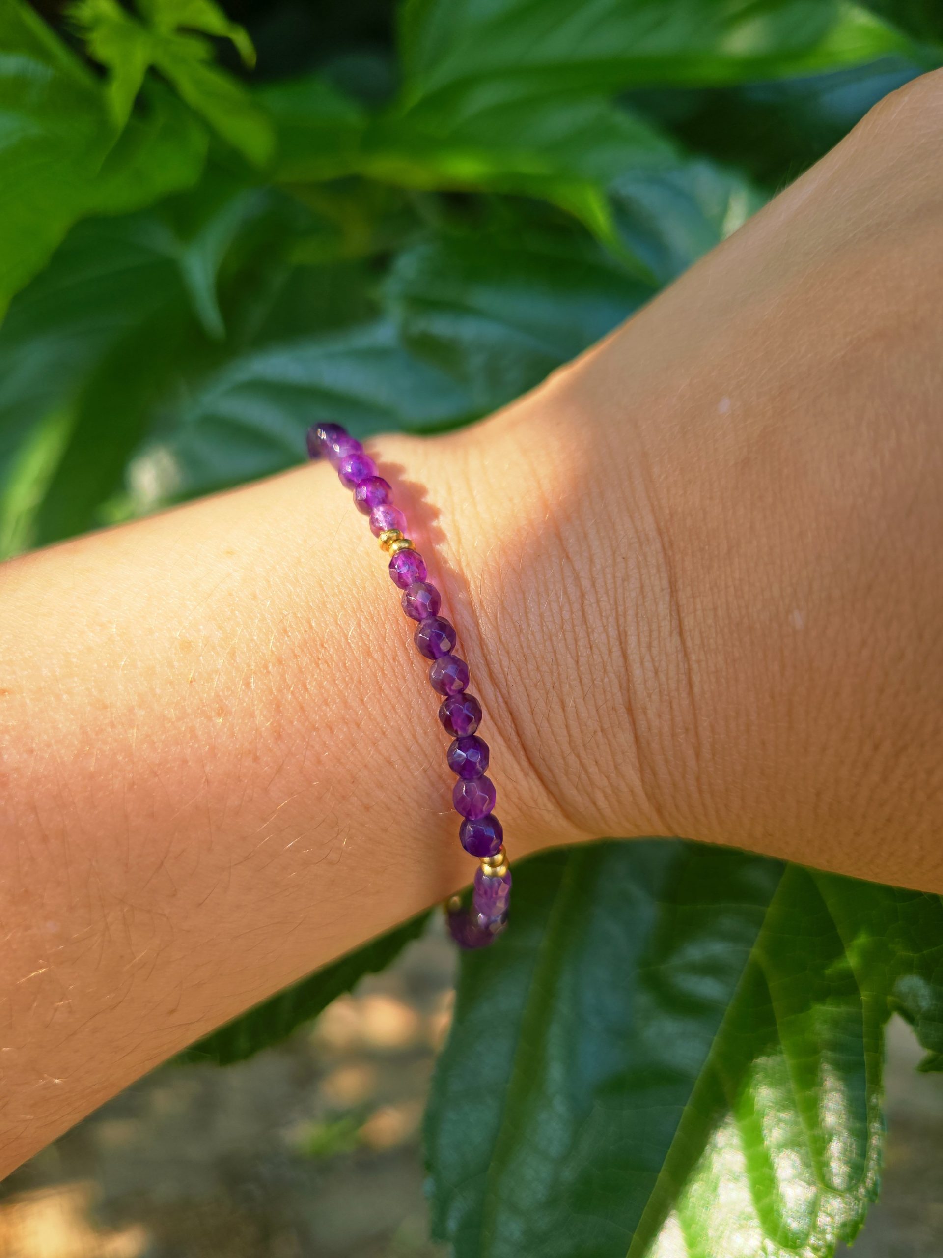 Bracelets Améthyste facettés – Image 3